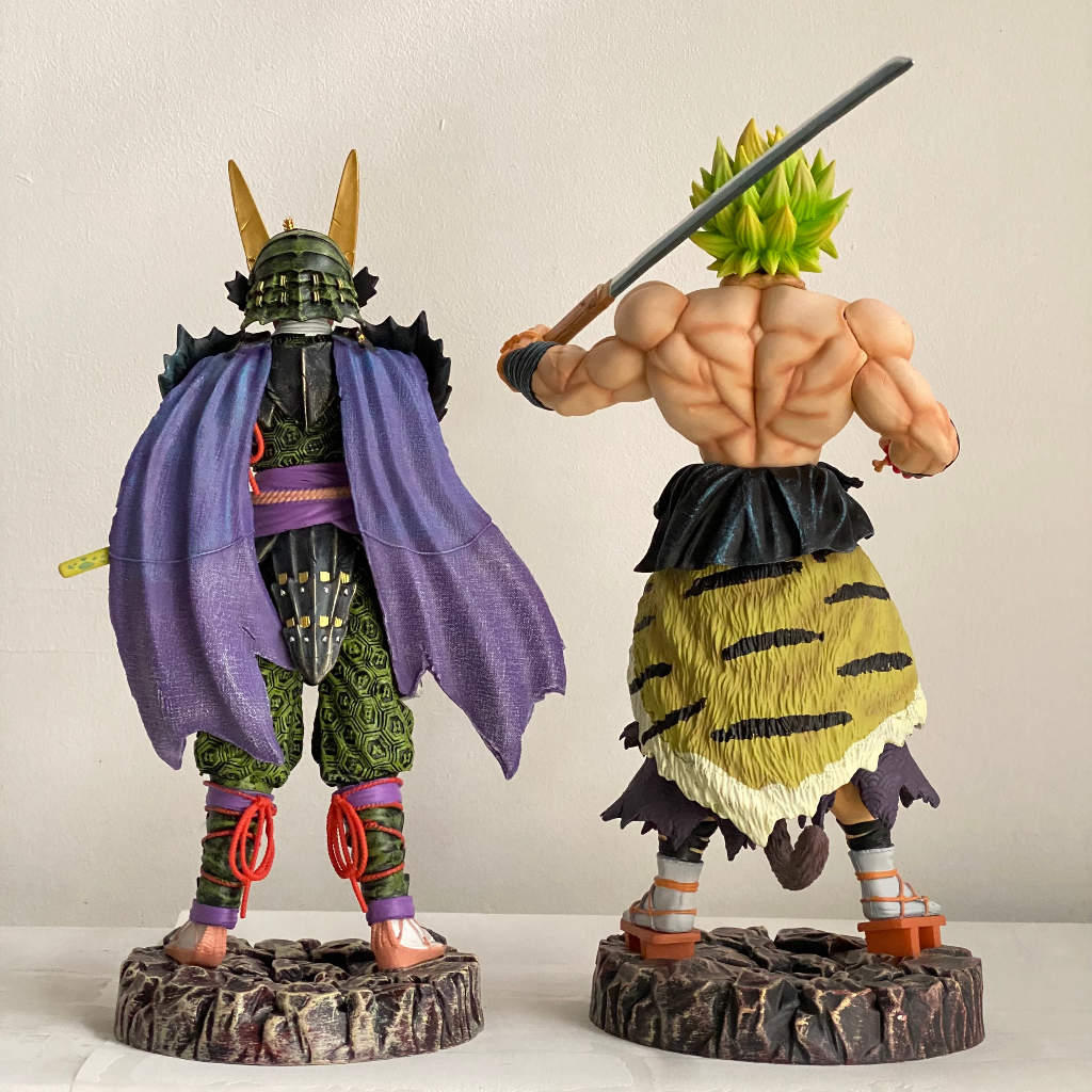 Samurai series dragonball - Mô hình Cell xên bọ hung samurai 34cm - Mô hình Broly samurai cao 33cm