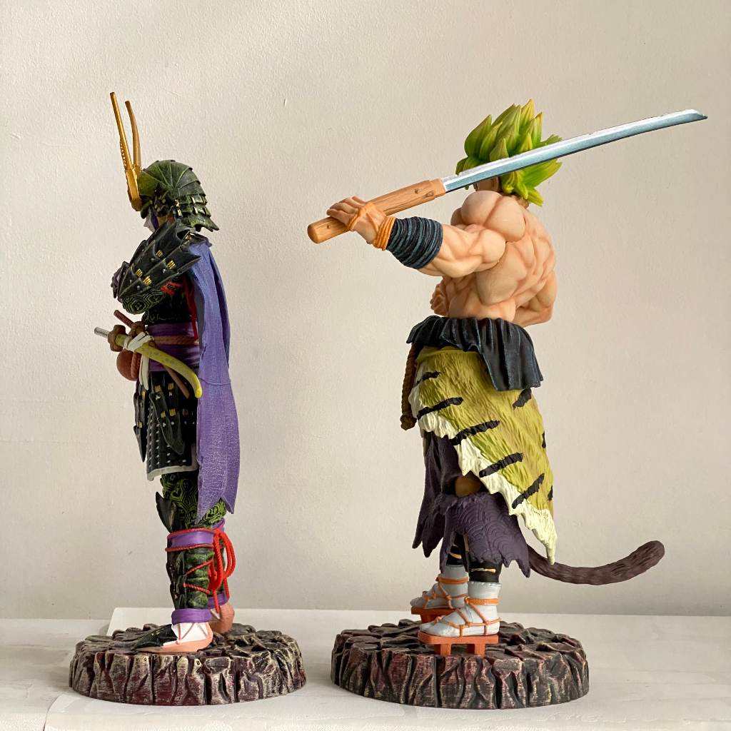 Samurai series dragonball - Mô hình Cell xên bọ hung samurai 34cm - Mô hình Broly samurai cao 33cm
