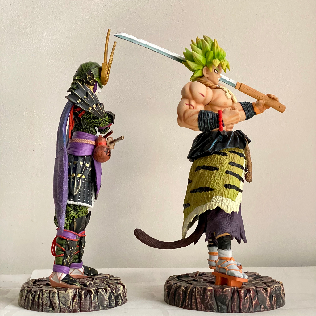 Samurai series dragonball - Mô hình Cell xên bọ hung samurai 34cm - Mô hình Broly samurai cao 33cm