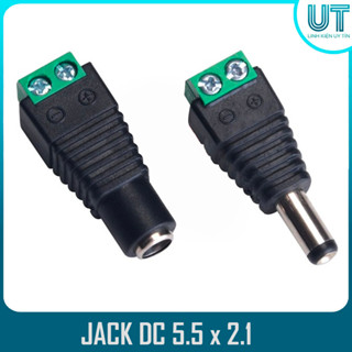 Jack DC đực cái vít ốc 5.5 x 2.1mm ( Jack chất lượng cao )