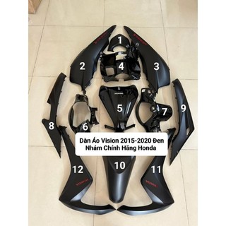 Dàn Áo Vision Đen Nhám Chính Hãng Honda