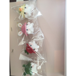 Móc khoá nấm bằng len siêu cute handmade