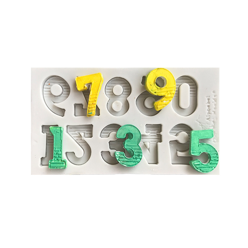 Khuôn chữ số gạch silicon