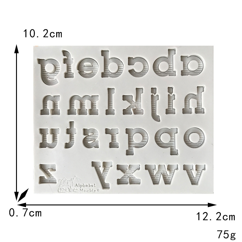 Khuôn chữ số gạch silicon