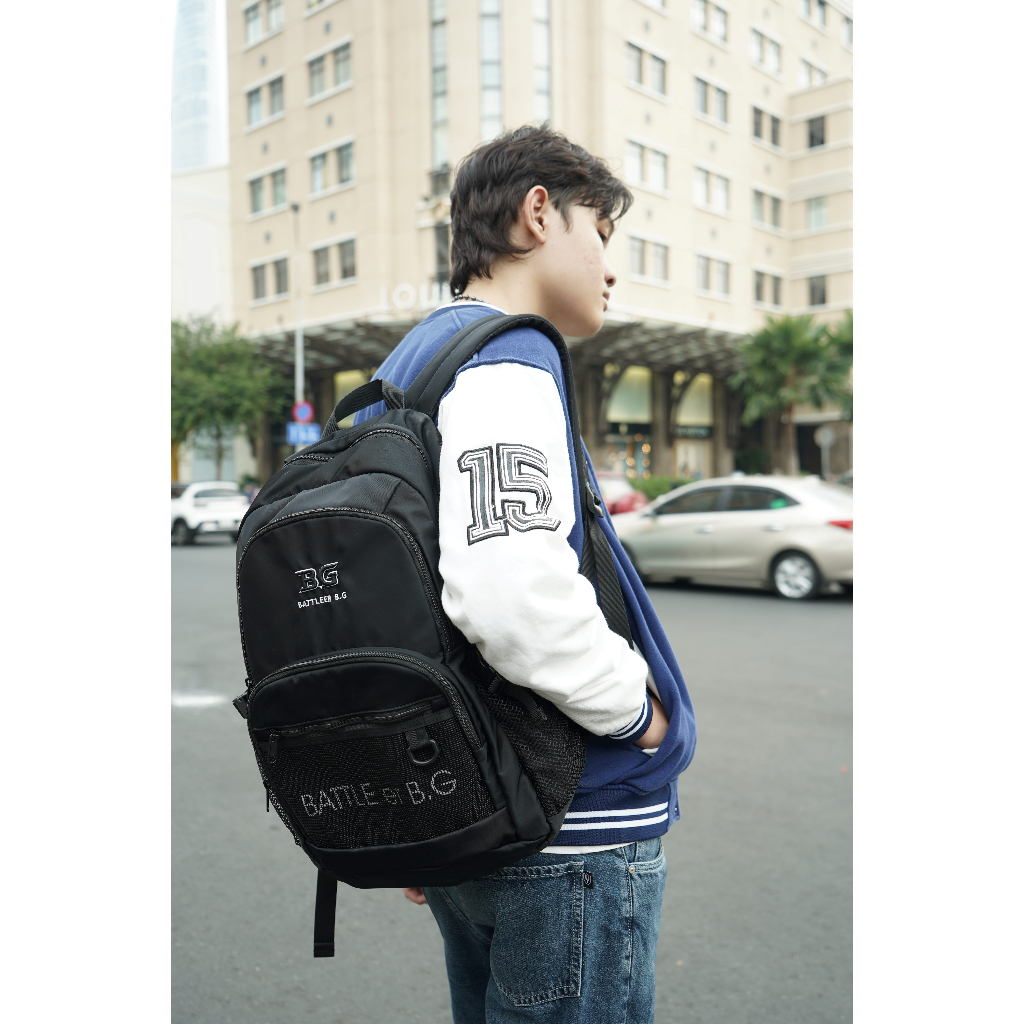 Balo BATTLE ER B.G mẫu x007 thời trang Unisex Streetwear Backpack