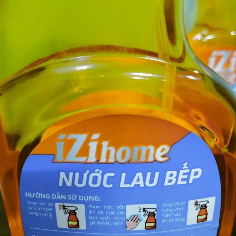 Xịt Bếp đa năng hương chanh IZIHome 650ml