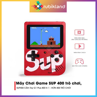 Máy Chơi Game 4 Nút Cầm Tay Box Sup 400 Game In 1 Plus Trở Về Tuổi Thơ Đồ Chơi Trẻ Em - Rubik Land