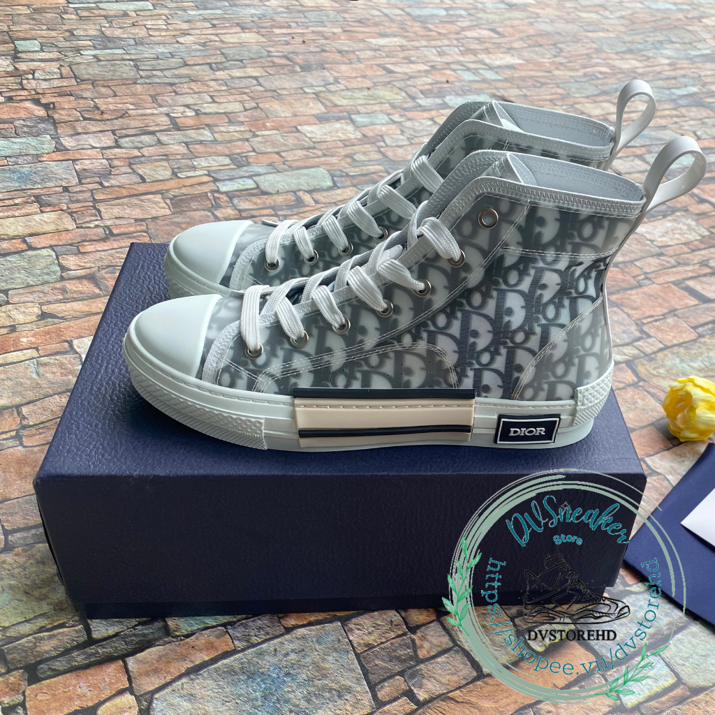 Giày Dior xám xanh, giày thể thao xanh xi cao cổ chất lượng cao cấp full size 36-43 fullbox [Cao Cấp]