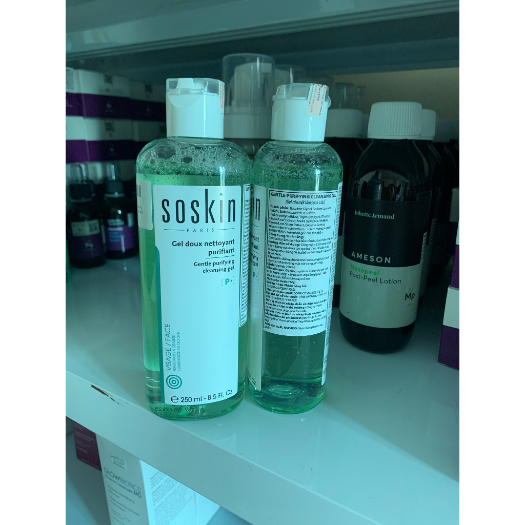 Sữa rửa mặt Soskin Gentle Purifying Cleansing Gel 250ml