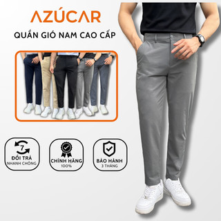Quần gió nam Siêu mát  AZÚCAR, dáng âu, co giãn 4 chiều mặc siêu thoải mái, lịch sự, trẻ trung