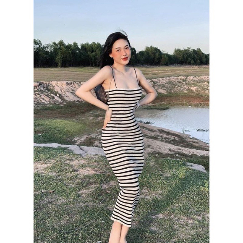 ĐẦM BODY SỌC DÁNG DÀI - CÓ SẴN