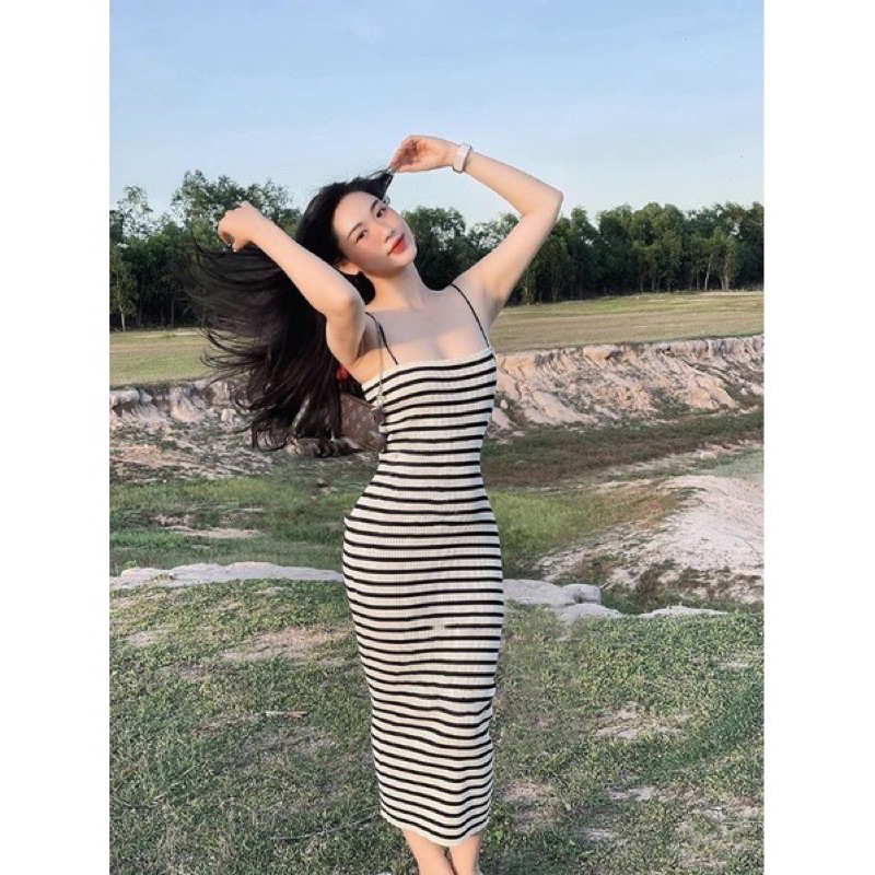 ĐẦM BODY SỌC DÁNG DÀI - CÓ SẴN