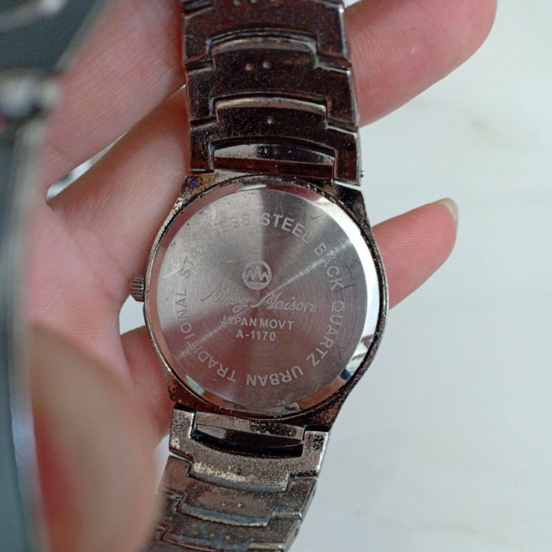 Đồng hồ si nhật nam hiệu MAVY MAISON ful đen