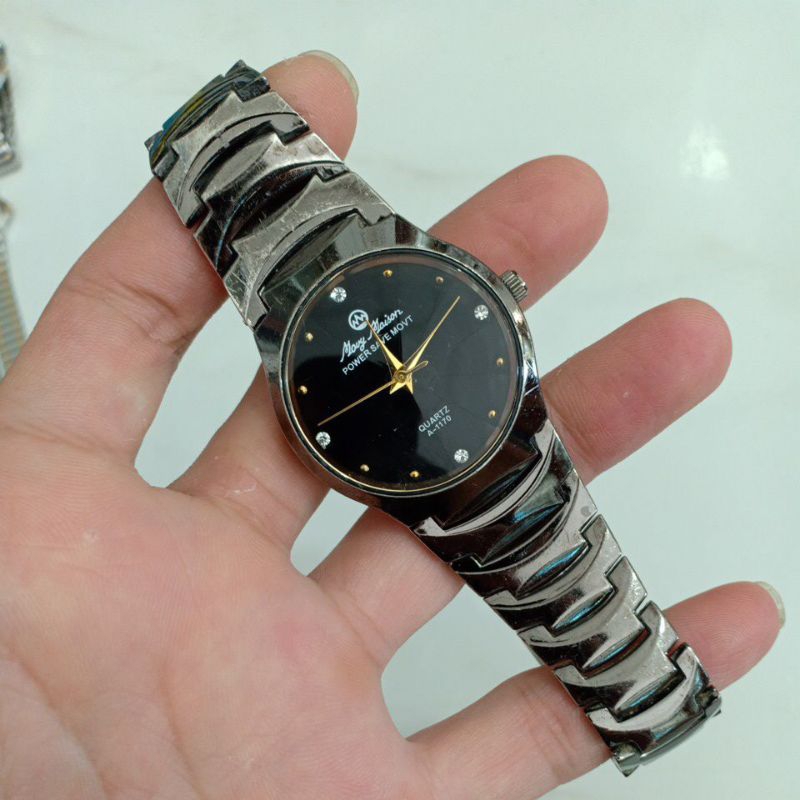 Đồng hồ si nhật nam hiệu MAVY MAISON ful đen