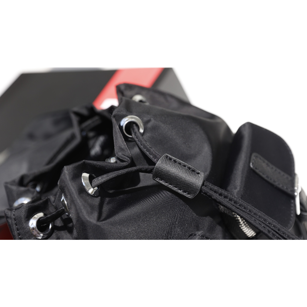 Balo Prada - Size 20x22cm - Chất liệu vải dù siêu sạch & bền - Hàng cực đẹp - Hàng fullbox nam châm nguyên seal