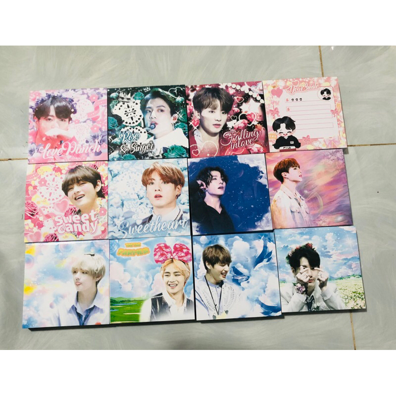 Box mix note Bangtan 9*9