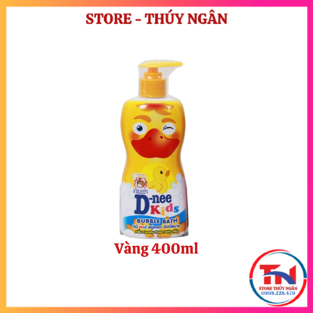 Sữa Tắm Gội Dnee Kids Thú Chai 400ml, Nhập Khẩu Thái Lan, Tắm Gội Toàn Thân Cho Bé