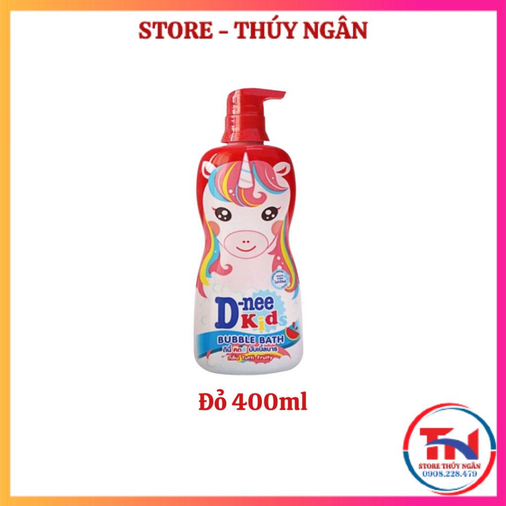 Sữa Tắm Gội Dnee Kids Thú Chai 400ml, Nhập Khẩu Thái Lan, Tắm Gội Toàn Thân Cho Bé