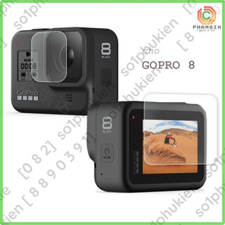 Trọn bộ 2 miếng dán kính cường lực cho GoPro Hero 5/ 6/ 7/ 8/ 9/ 10 Black, White kính 9H cao cấp
