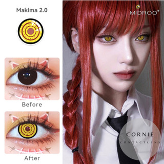 Lens Chainsawman, tổng hợp các mẫu kính áp tròng cosplay, lens cos hóa trang nhân vật chainsawman only 0 độ - CORNIELENS