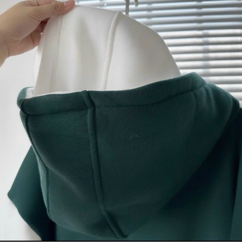 Áo Khoác Hoodie DESSUU Nỉ Bông Dày Dặn Nút Bấm 3 Màu Thời Trang Super Fashion P