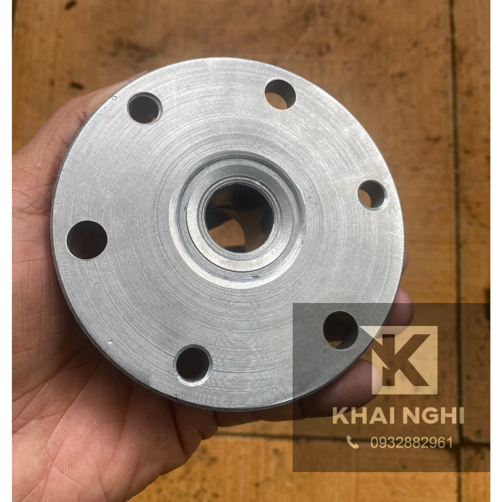 Mặt bích mâm cặp 3 chấu đường kính 100mm, 120mm, 125mm, 130mm, 150mm, 200mm