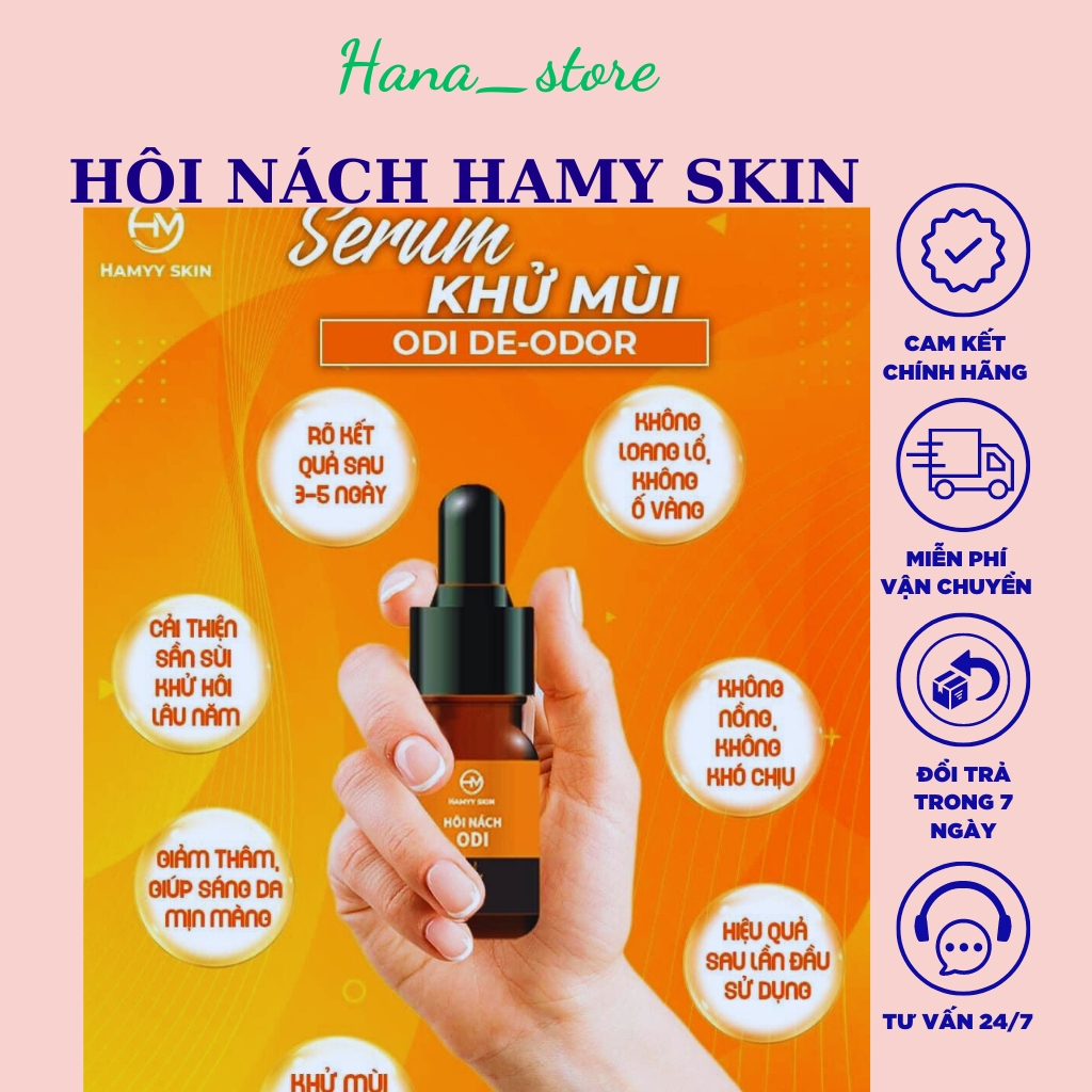 Serrum hôi nách Hamyy skin-Chính hãng khử mùi hôi nách hôi chân hiệu quả