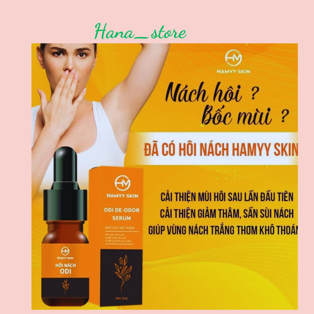 Serrum hôi nách Hamyy skin-Chính hãng khử mùi hôi nách hôi chân hiệu quả