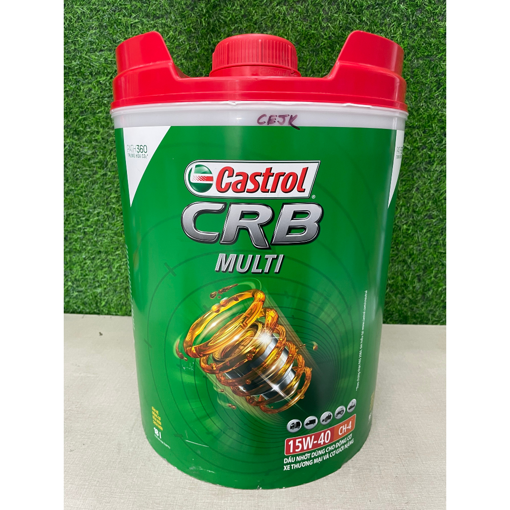 DẦU ĐỘNG CƠ CASTROL CRB MULTI 15W40 API CH4 -18 LÍT