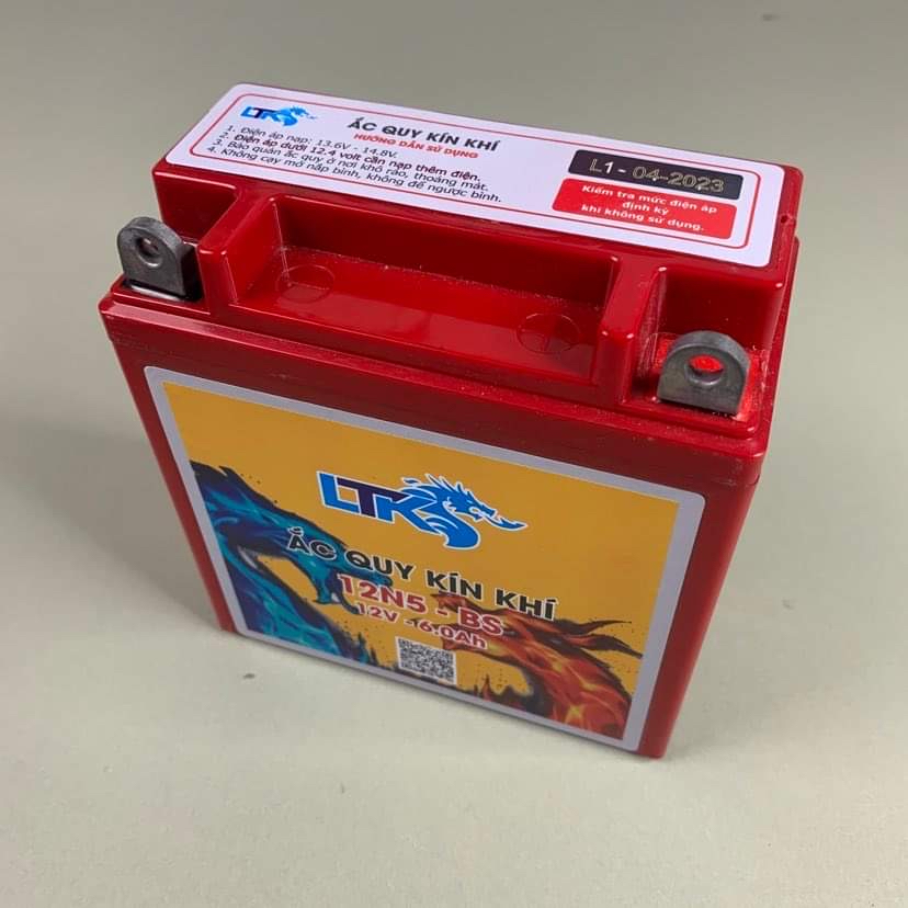 Bình ắc quy xe máy LTK Bảo hành 1 đổi 1 trong vòng 12 tháng