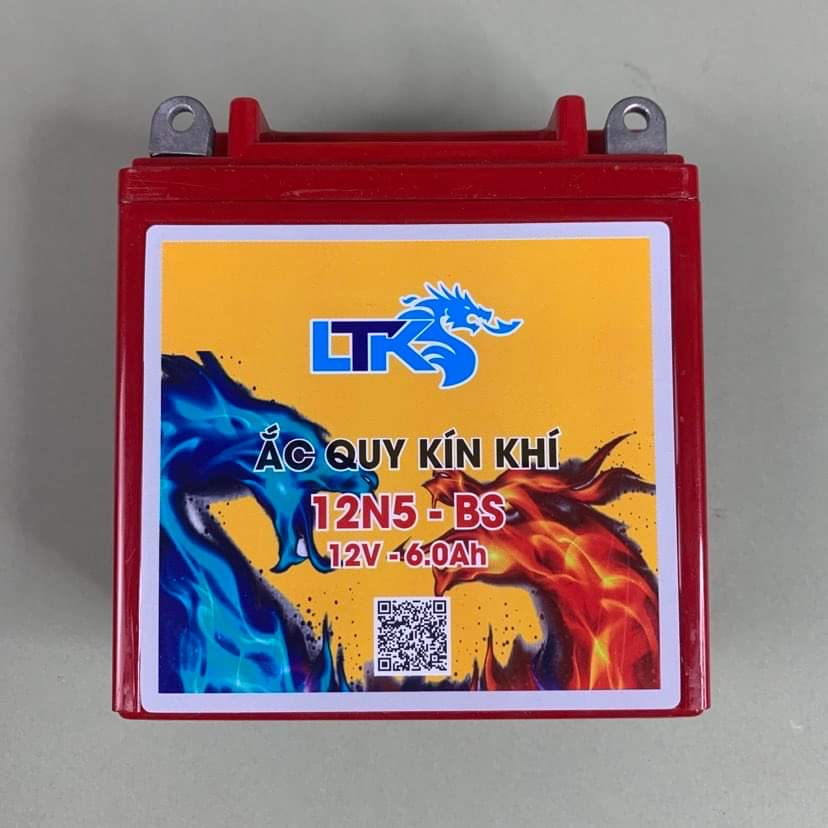 Bình ắc quy xe máy LTK Bảo hành 1 đổi 1 trong vòng 12 tháng