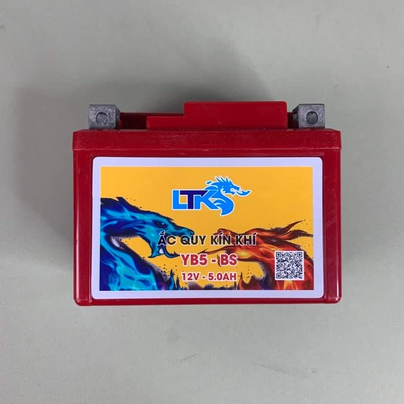 Bình ắc quy xe máy LTK Bảo hành 1 đổi 1 trong vòng 12 tháng