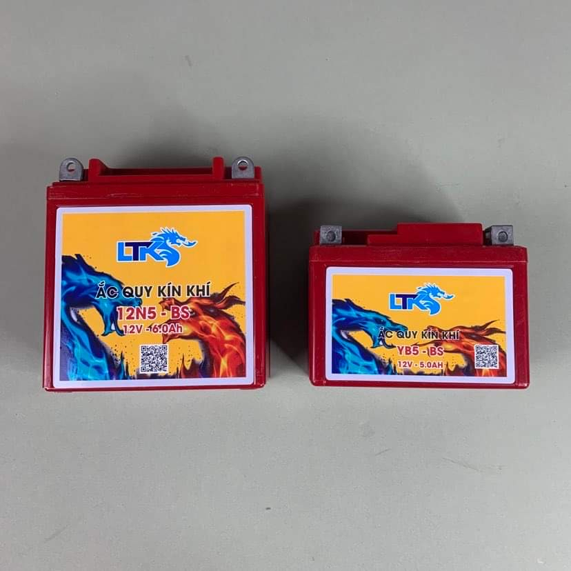 Bình ắc quy xe máy LTK Bảo hành 1 đổi 1 trong vòng 12 tháng