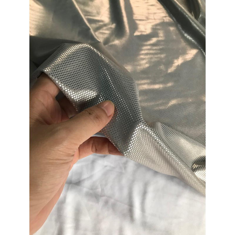 Vải Thun poly tráng giả Da