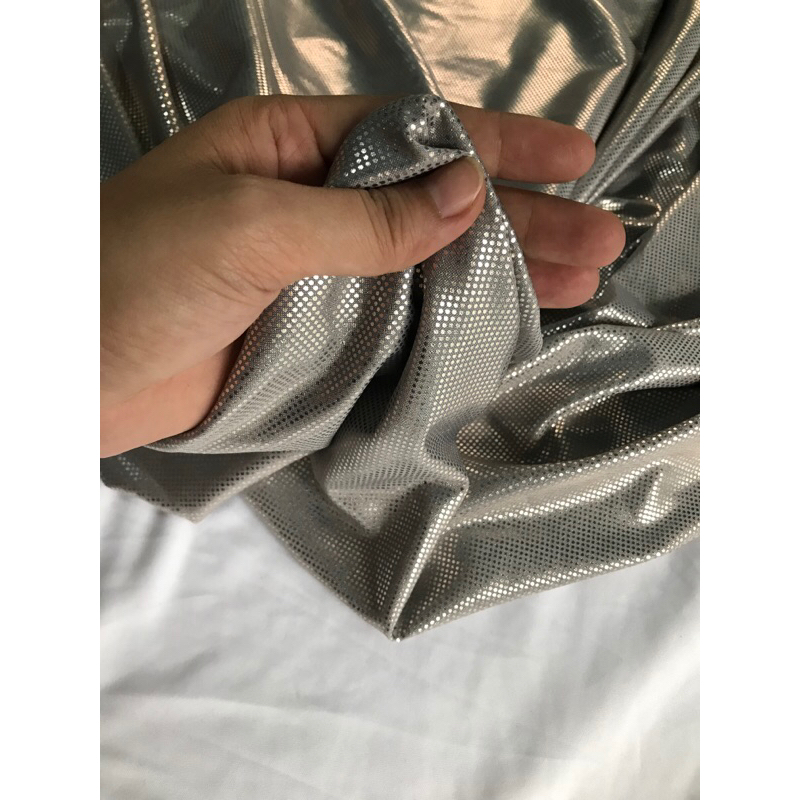 Vải Thun poly tráng giả Da