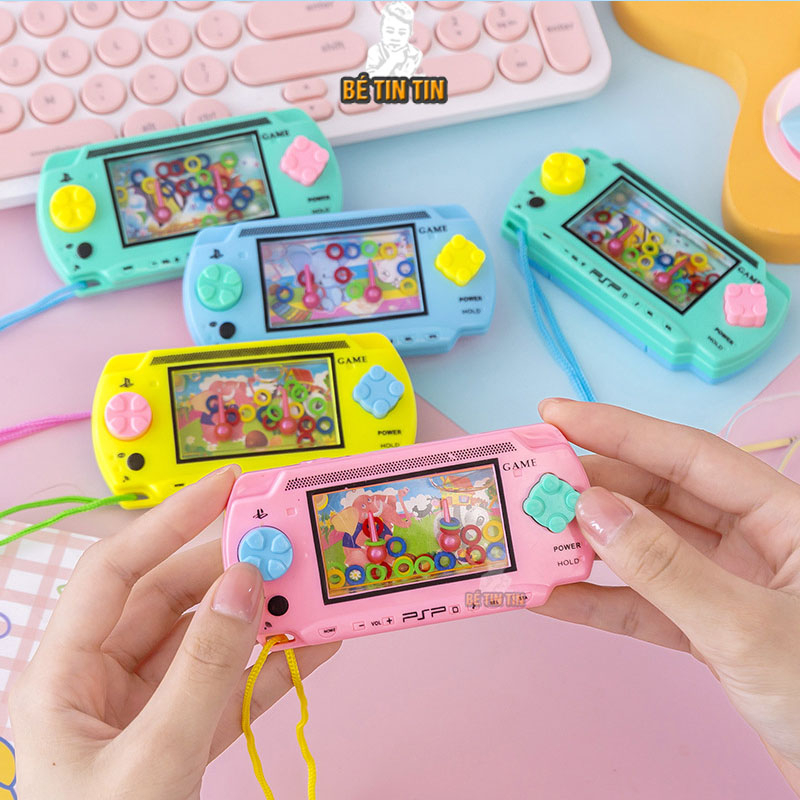 Đồ Chơi Trẻ Em Máy Chơi Game Bắn Vòng Nước Vui Nhộn Giúp Bé Tránh Xa Điện Thoại, Tivi