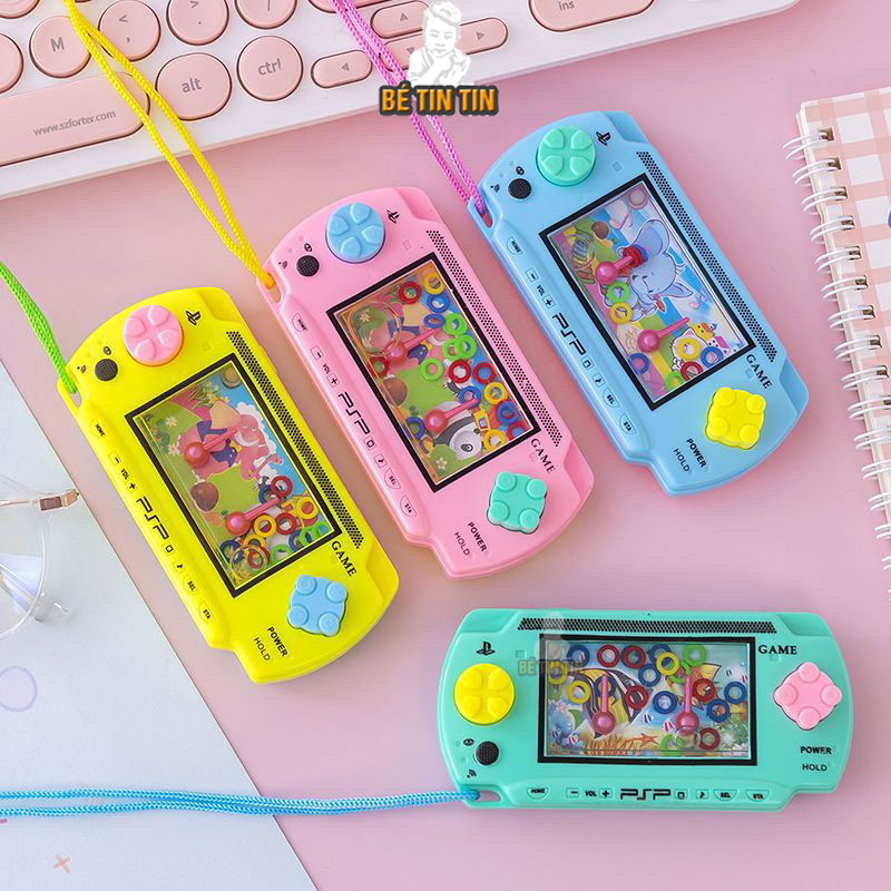 Đồ Chơi Trẻ Em Máy Chơi Game Bắn Vòng Nước Vui Nhộn Giúp Bé Tránh Xa Điện Thoại, Tivi