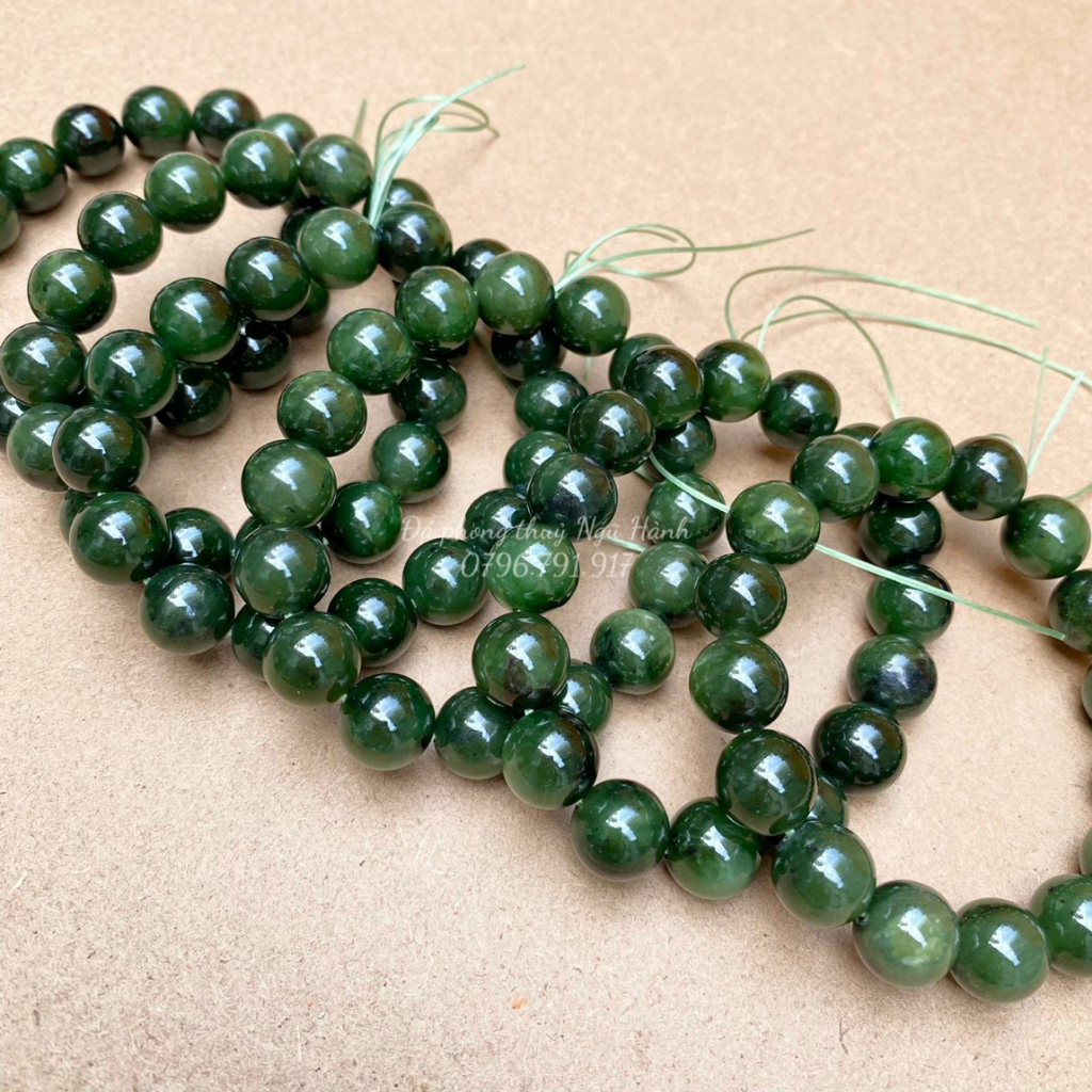 Vòng tay ngọc bich siêu vip đẹp hàng chuẩn y như hình - kiểm định 5A
