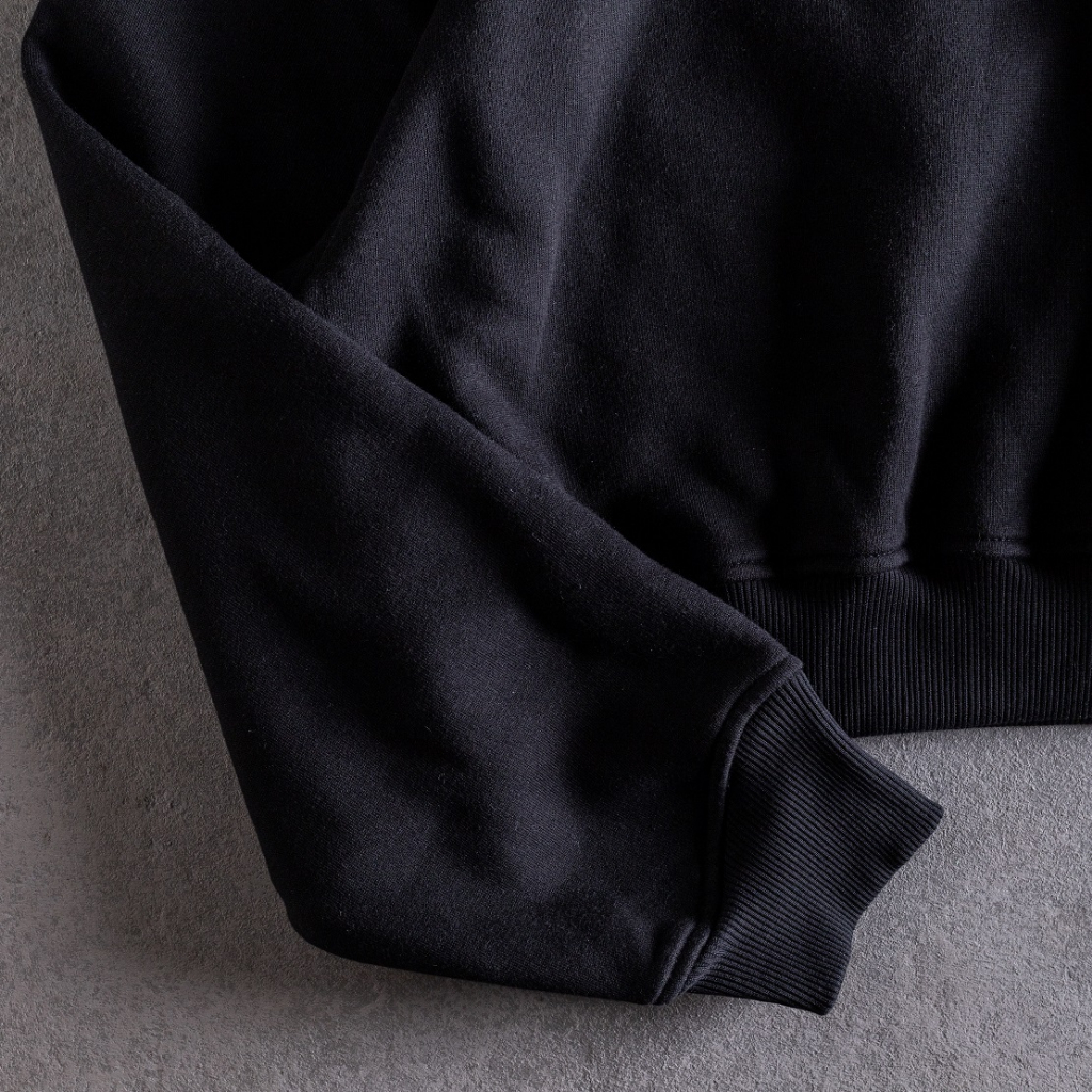 Áo SWEATER Gori - Form Boxy - ĐEN