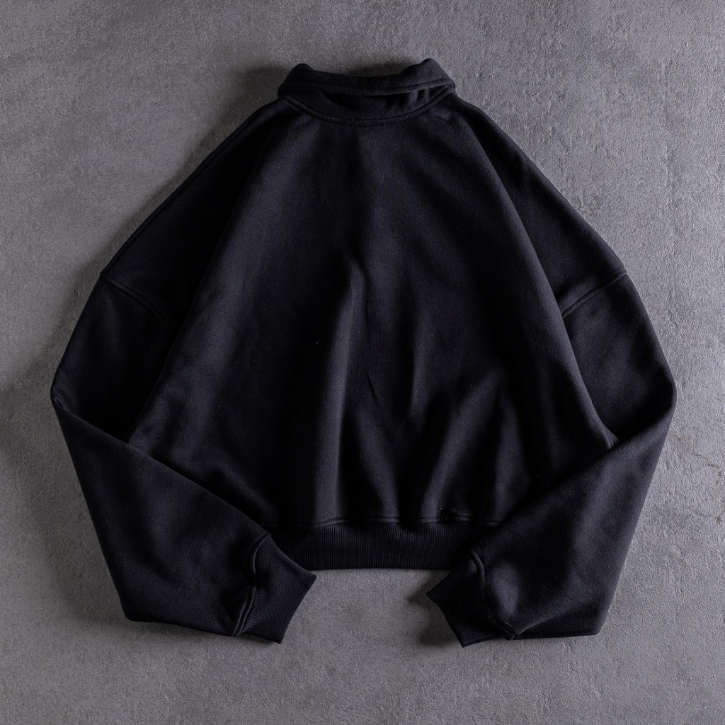 Áo SWEATER Gori - Form Boxy - ĐEN