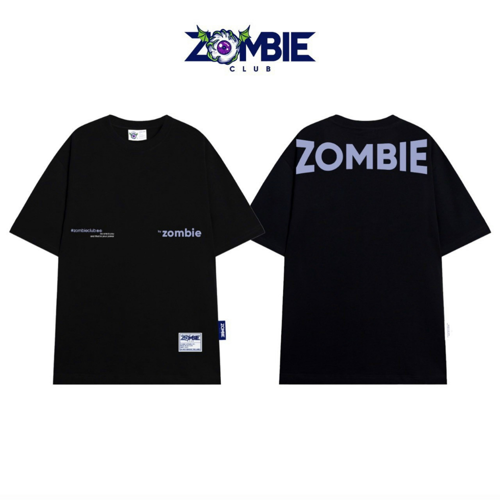 VÒNG TAY ==Áo thun Zombie Club No One Is You vải thun cotton 100% định lượng 250gsm ZB025