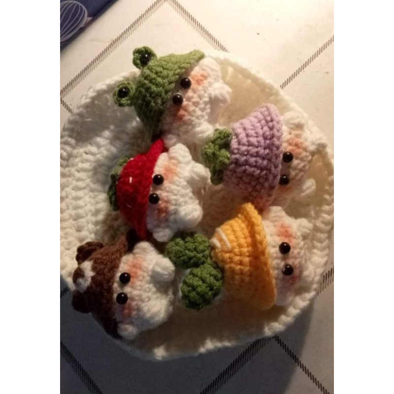 Móc khoá nấm đội mũ