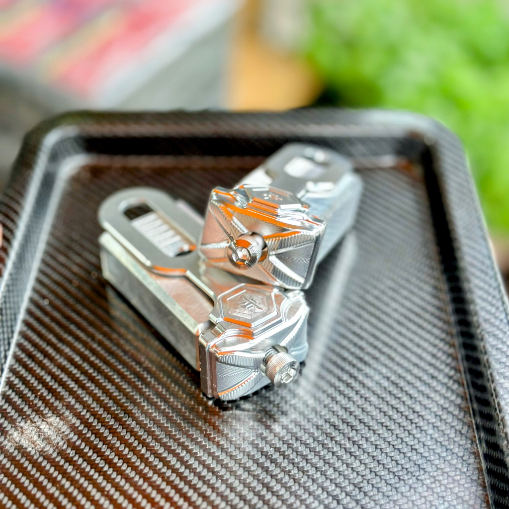 Cặp tăng sên âm CNC Có Nẹp Cho Xe Ex150/155 Titanium Pro