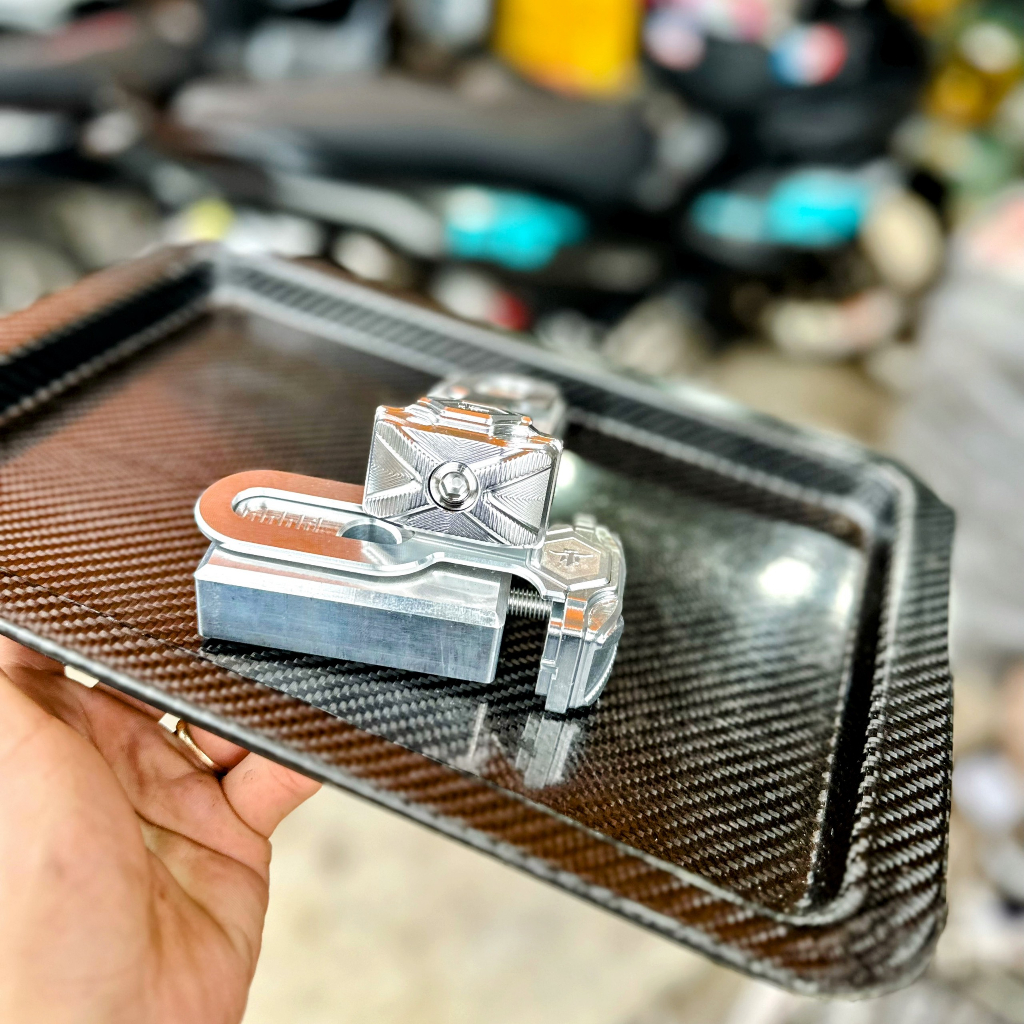 Cặp tăng sên âm CNC Có Nẹp Cho Xe Ex150/155 Titanium Pro