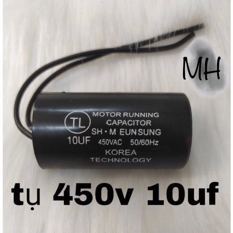 Tụ máy bơm 450VAC 10uf hàng tốt