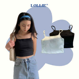 Áo 2 dây nữ đen trắng basic crotop ap517 lollie studio