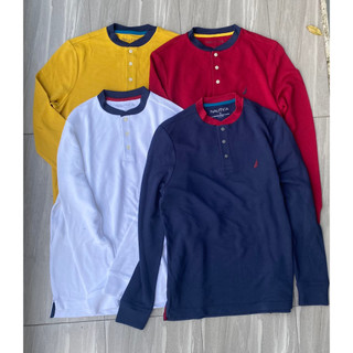 Áo thun tay dài nam henley N4utica xuất xịn