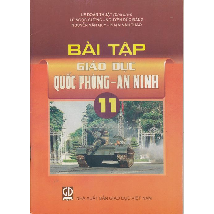Sách - Bài tập Giáo dục quốc phòng an ninh Lớp 11 Cánh Diều kèm 1 set Bọc vở Giấy Ô ly A5/B5/SGK 19,