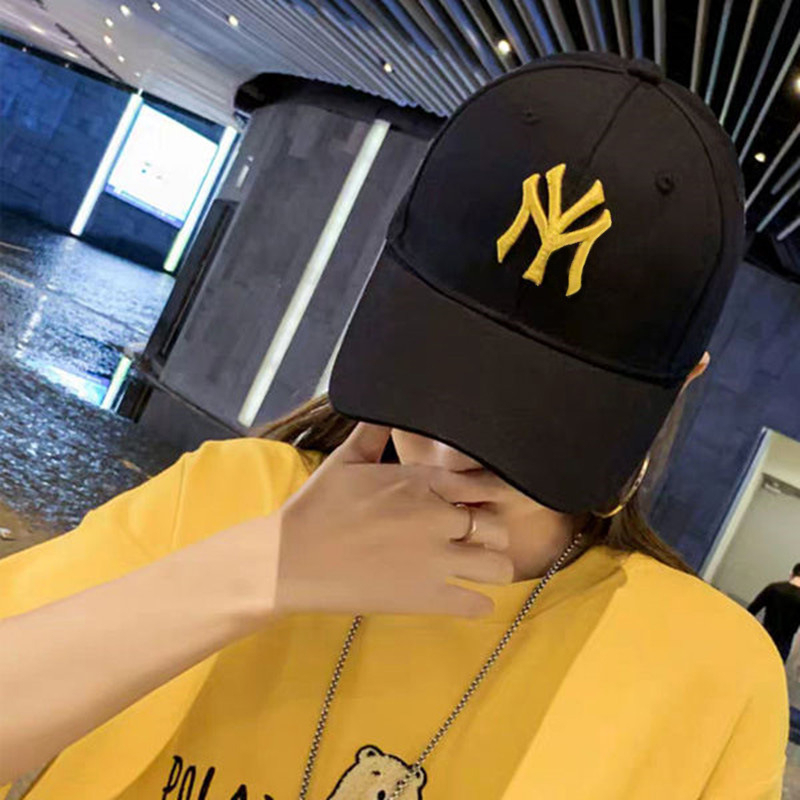 Mũ lưỡi trai nam nữ - Thêu logo NY thể thao kaki mền mịn thoáng mát thấm hút mồ hôi hàng đẹp