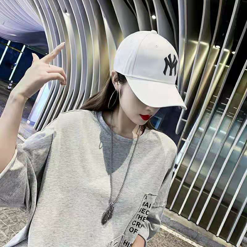 Mũ lưỡi trai nam nữ - Thêu logo NY thể thao kaki mền mịn thoáng mát thấm hút mồ hôi hàng đẹp